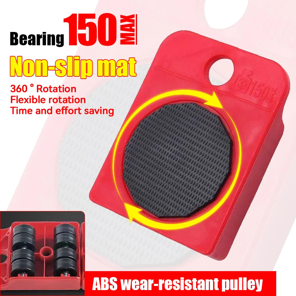 Heavy Duty Furniture Lifter Furniture Moving Transport Roller Set Heavy Duty Lifter Transport Tool Furniture Mover Roller Wheel