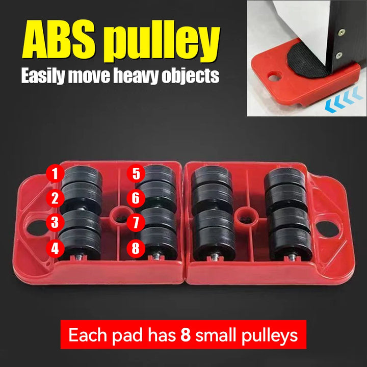Heavy Duty Furniture Lifter Furniture Moving Transport Roller Set Heavy Duty Lifter Transport Tool Furniture Mover Roller Wheel