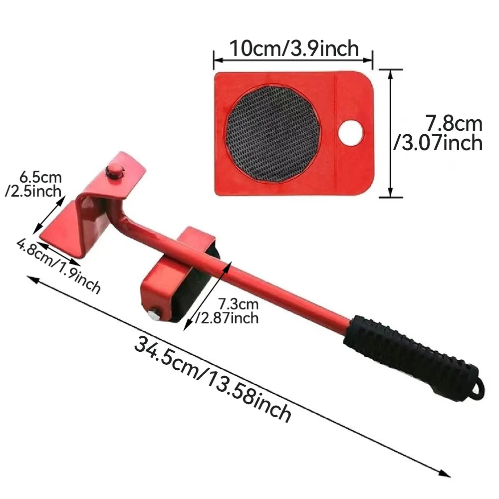 Heavy Duty Furniture Lifter Furniture Moving Transport Roller Set Heavy Duty Lifter Transport Tool Furniture Mover Roller Wheel